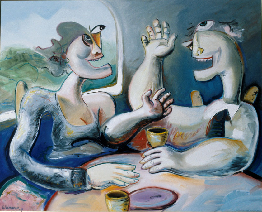 Laughter 48x36 oil on canvas, private collection